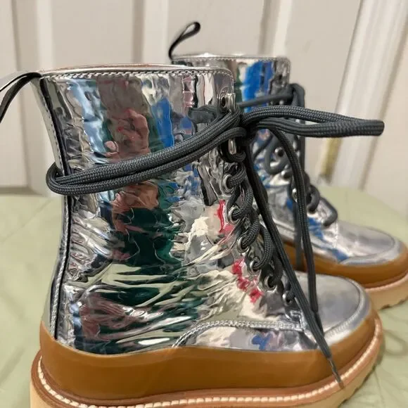 NEW ULLA JOHNSON etna boot in platinum - Picture 5 of 12